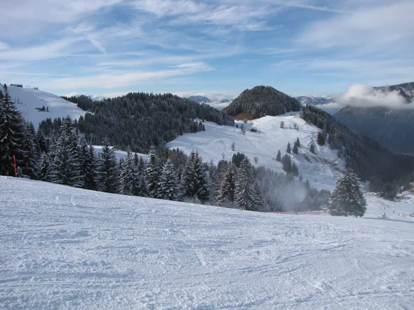 Skiing Wilden Kaiser — Stock Photo, Image