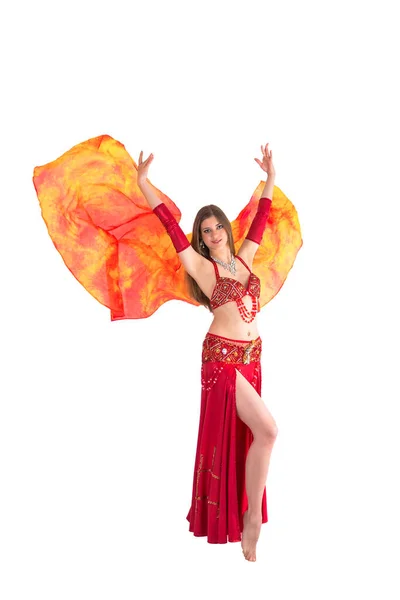 Veil Dance Orange Veil — Stock Photo, Image