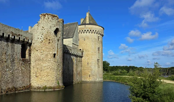 Zamek Suscinio Południowej Bretanii — Zdjęcie stockowe