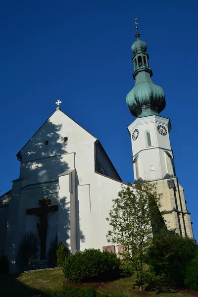 Templom Feltételezés Aspach Felső Ausztriában — Stock Fotó