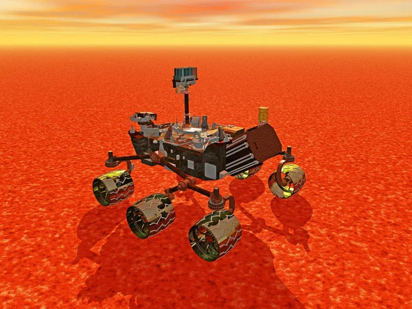 Mars Rover Voertuig Machine — Stockfoto