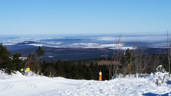 Zima Auf Dem Fichtelberg — Zdjęcie stockowe