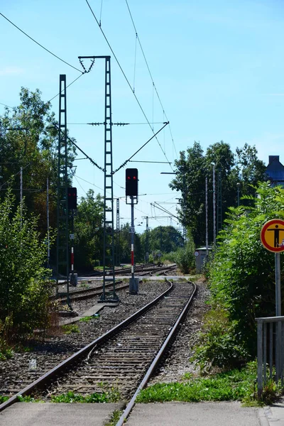 Chemins Fer Sentier Gare Gare — Photo