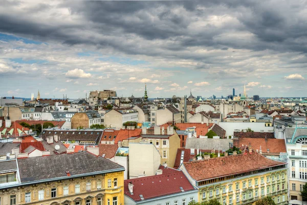 Vienna Panorama Bird Eye View Cityscape Capital Austria — стоковое фото