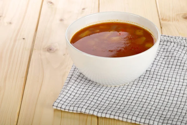 Deliciosa Sopa Vegetais Caseiros — Fotografia de Stock