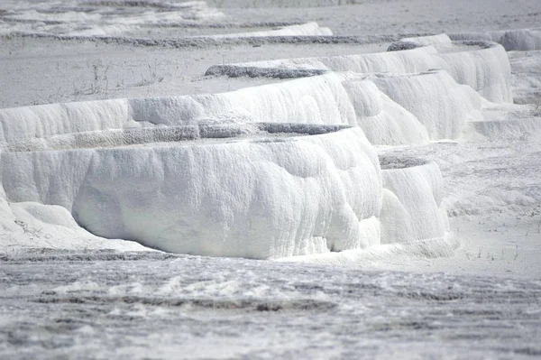 Pamukkale Carbonate 미네랄 Geology — 스톡 사진