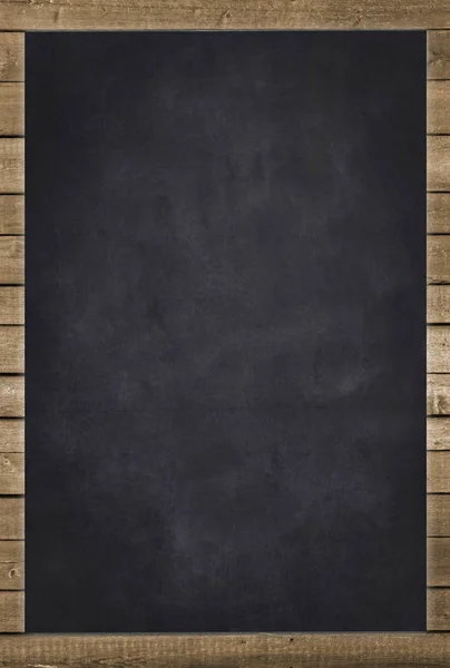 Κενό Μαύρο Chalkboard Φόντο — Φωτογραφία Αρχείου