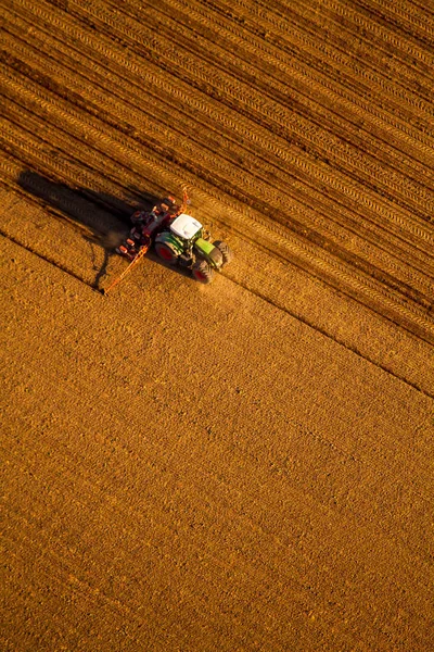 Raddrizzatore Campo Dall Aria Agricoltura — Foto Stock