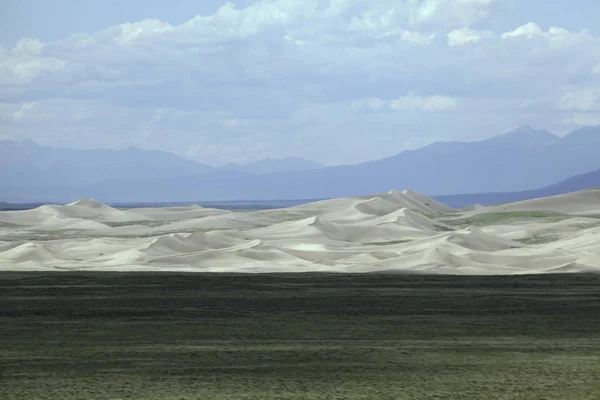 Uma Vista Das Dunas Parque Nacional Das Grandes Dunas Areia — Fotografia de Stock