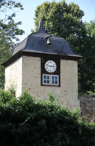 Kirchturm Des Klosters Dahlenheim Der Mittagssonne — Stockfoto
