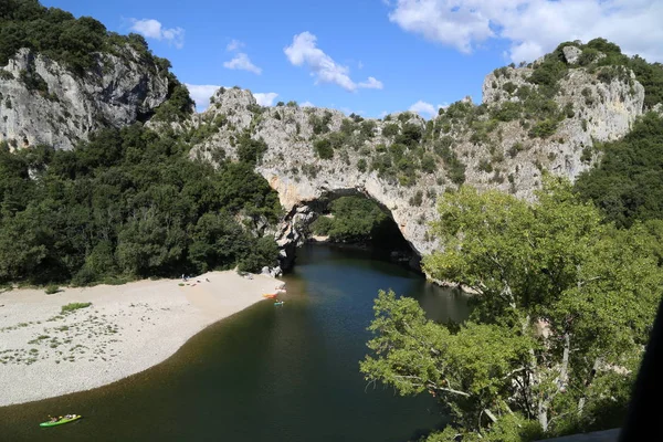 Ardche Departamento Del Sudeste Francia Conocido Por Sus Bosques Senderos — Foto de Stock