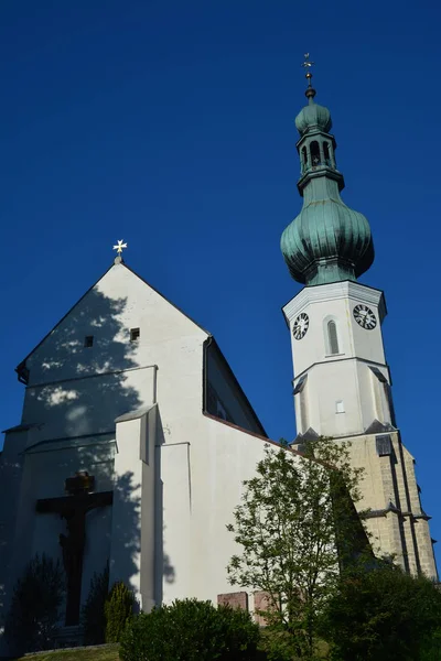 Aspach Yukarı Avusturya Daki Kilise Varsayımları - Stok İmaj