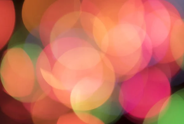 Out Focus Christmas Lights Various Colors — Stock Photo, Image