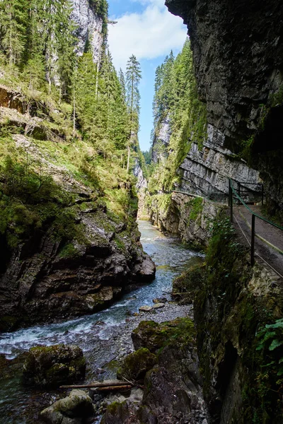 Vista Panorâmica Bela Paisagem Alpes — Fotografia de Stock