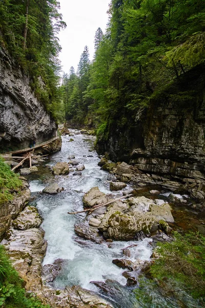 Vista Panorâmica Bela Paisagem Alpes — Fotografia de Stock