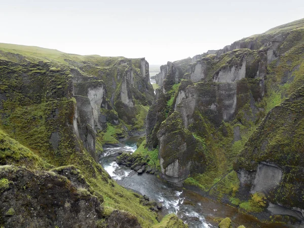 Paysages Fluviaux Rocheux Islande — Photo