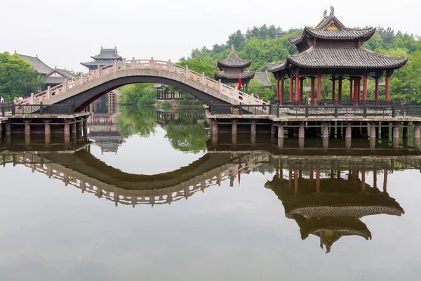 Architectural Photos Historical Reconstructed Buildings China — Stock Photo, Image