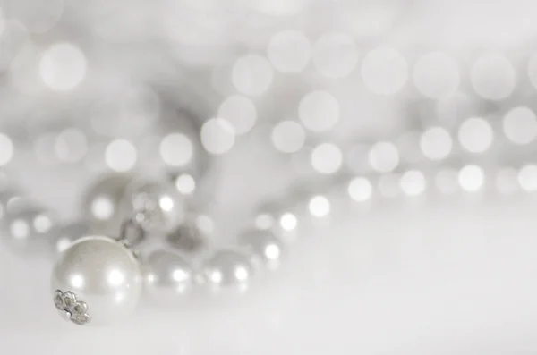 Boucles Oreilles Collier Perles — Photo