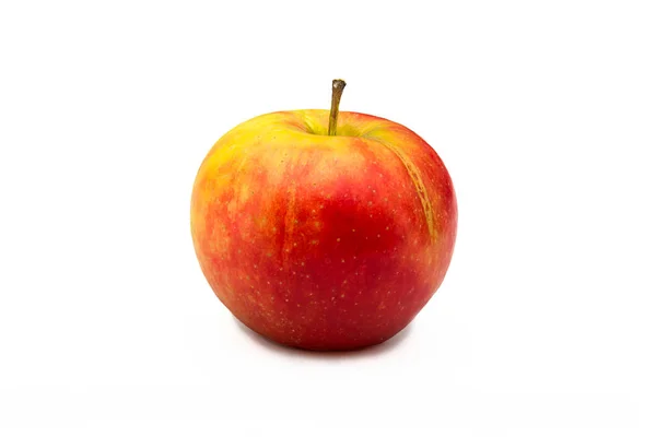 Jabłko Izoowane Białe Tło — Zdjęcie stockowe