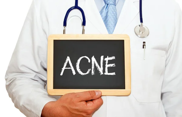 Acne Doctor Con Tikboard — Foto de Stock
