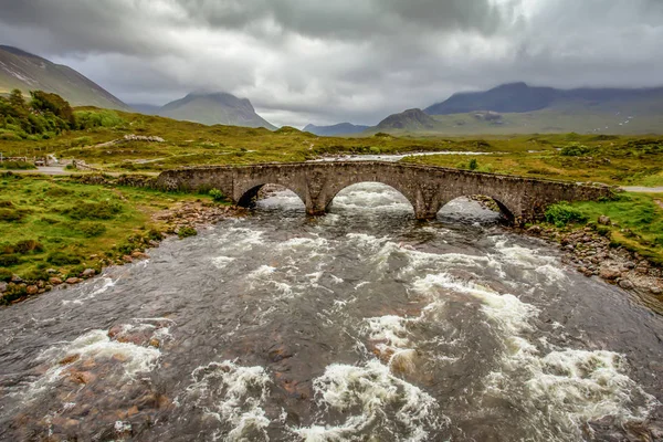 Sligachan Bridge Island Skye Highland Scotland — Foto Stock