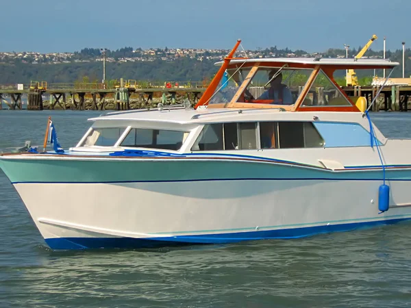 Photograph Motorized Boat — Stock Photo, Image