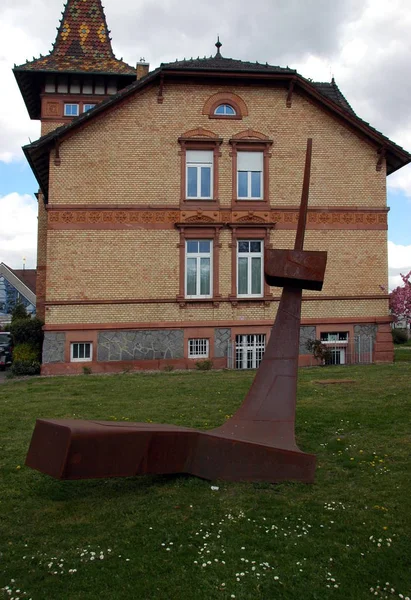Rzeźba Siedząca Postać Franza Bernharda — Zdjęcie stockowe