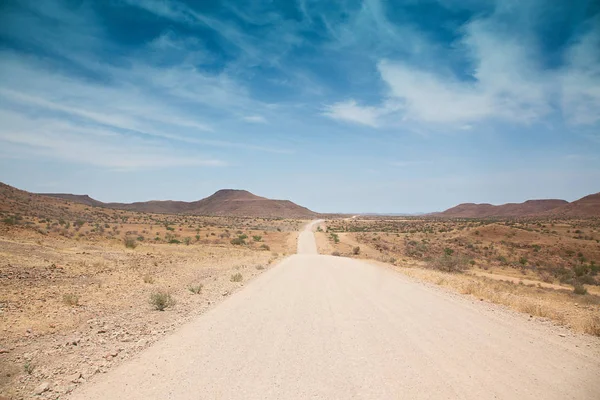 Pohled Pouštní Krajinu Namibii — Stock fotografie