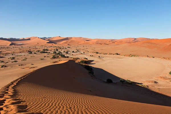 Sossusvlei Gelegen Het Zuidelijke Deel Van Namibische Woestijn — Stockfoto