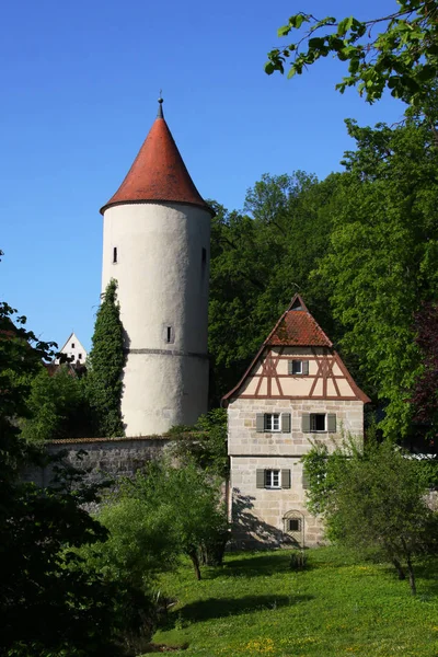 Vacker Utsikt Över Vacker Medeltida Arkitektur — Stockfoto