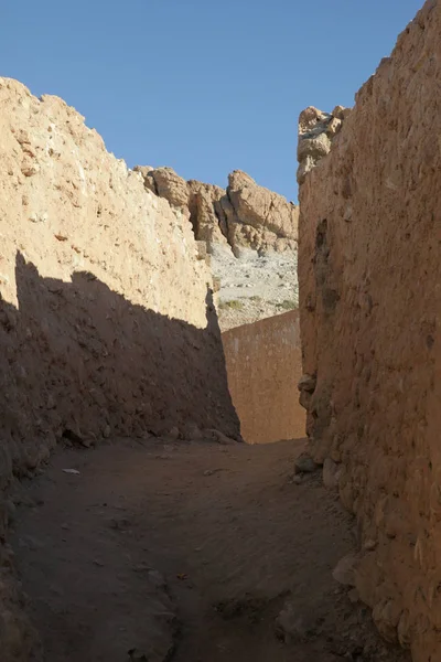 Ερείπια Του Βουνού Όαση Chebika Στα Σύνορα Της Σαχάρας Την — Φωτογραφία Αρχείου