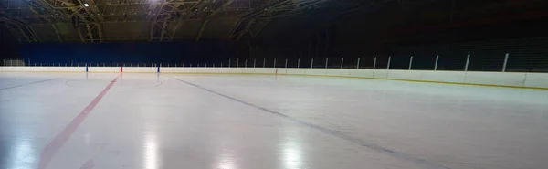Leere Eishalle Eishockey Und Eislaufarena — Stockfoto
