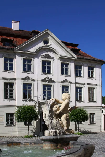 Eichstatt Residence Fountain Upper Bavaria Bavaria Bischofsitzoss Fountains Sleeps — Stock Photo, Image