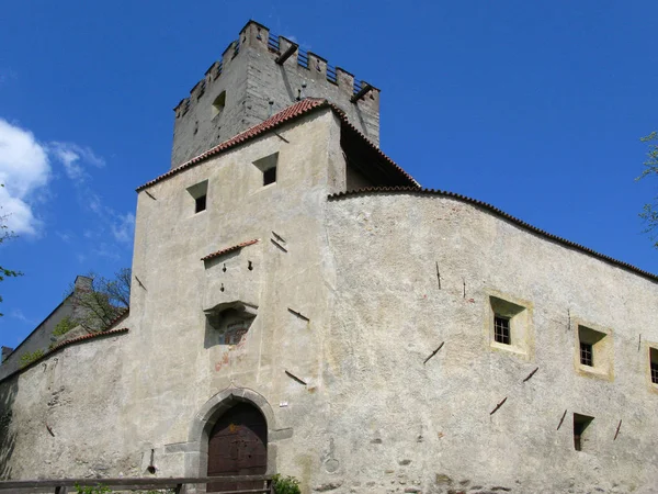 Malebný Pohled Krásnou Středověkou Architekturu — Stock fotografie