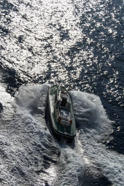 Vista Panorámica Los Detalles Del Barco Vela — Foto de Stock