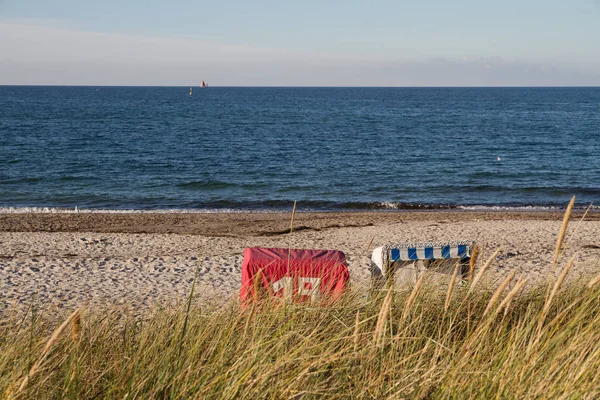 Pláži Warnemnde — Stock fotografie