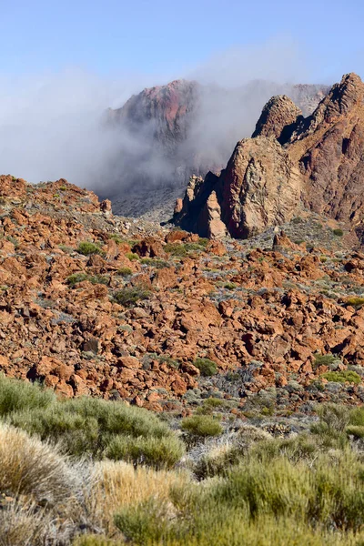 Felsformationen Parque Nacional Del Teide Teneriffa Kanarische Inseln Spanien — Stockfoto