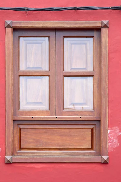 Antiga Janela Histórica Cidade Garachico Tenerife Ilhas Canárias Espanha — Fotografia de Stock