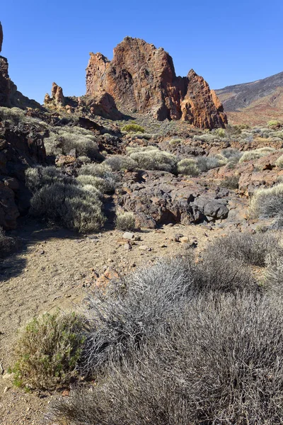 Formações Rochosas Parque Nacional Del Teide Tenerife Ilhas Canárias Espanha — Fotografia de Stock