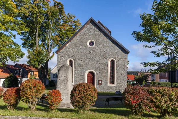 Kirche Allrode Neuromanicher Stil — Foto Stock