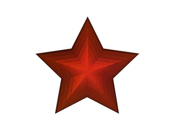 Vector Illustration Star Icon — Stock Photo, Image