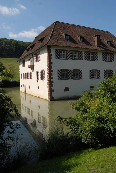 Vista Panorâmica Majestosa Arquitetura Medieval Castelo — Fotografia de Stock