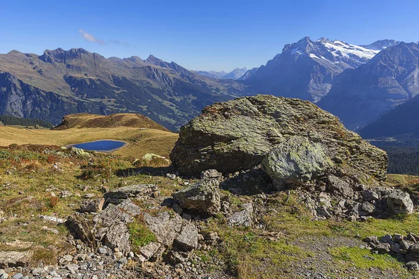 Vista Panorâmica Bela Paisagem Alpes — Fotografia de Stock