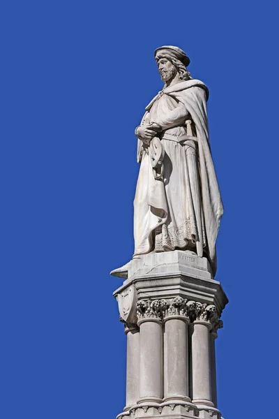 Walter Von Der Vogelweide Anıtı Bolzano — Stok fotoğraf