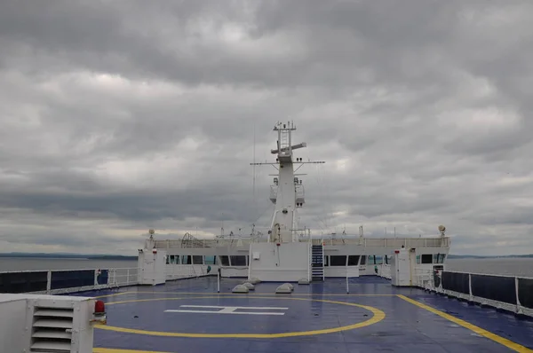 Auf Dem Passagierdeck — Stockfoto