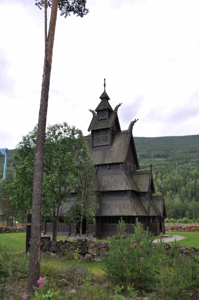 Norway的Gol复制品的主教堂 — 图库照片