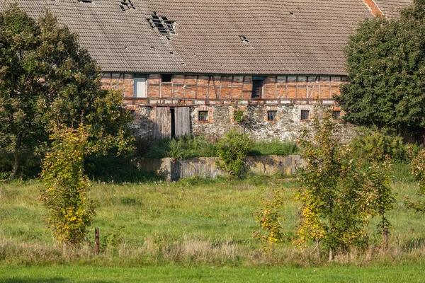 Покрівельний Фасад Сараю — стокове фото