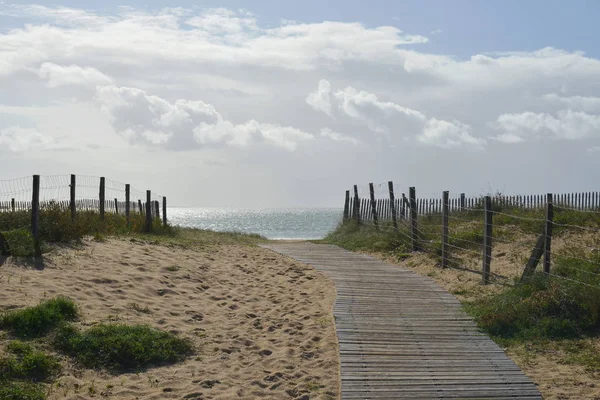 Praia Areia Rivedoux Plage — Fotografia de Stock