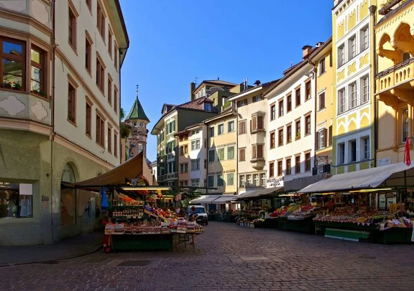 Bolzano Fruit Markt Bolzano Fruit Markt — Stockfoto