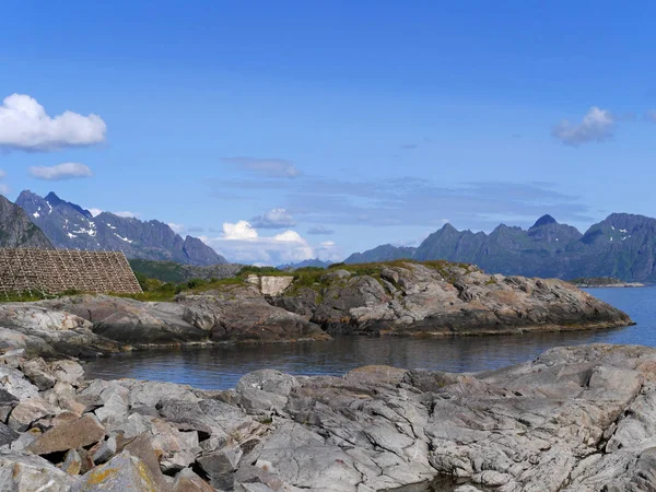 Lofoten Fundo Paisagem Natureza — Fotografia de Stock